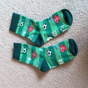 Soccer socks, toddler size, new without tags